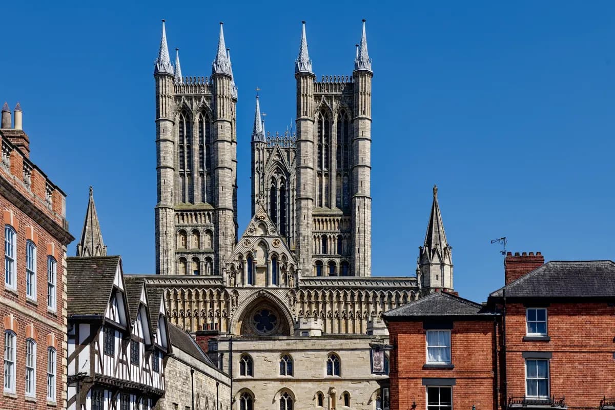 The west front of Lincoln Cathedral