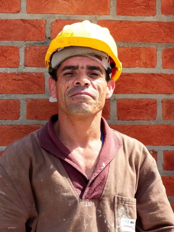 Groundworker in a hard hat (placeholder photo)