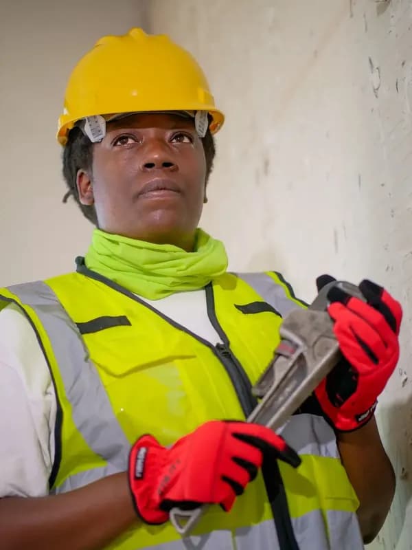 Team member in hi-vis (placeholder photo)